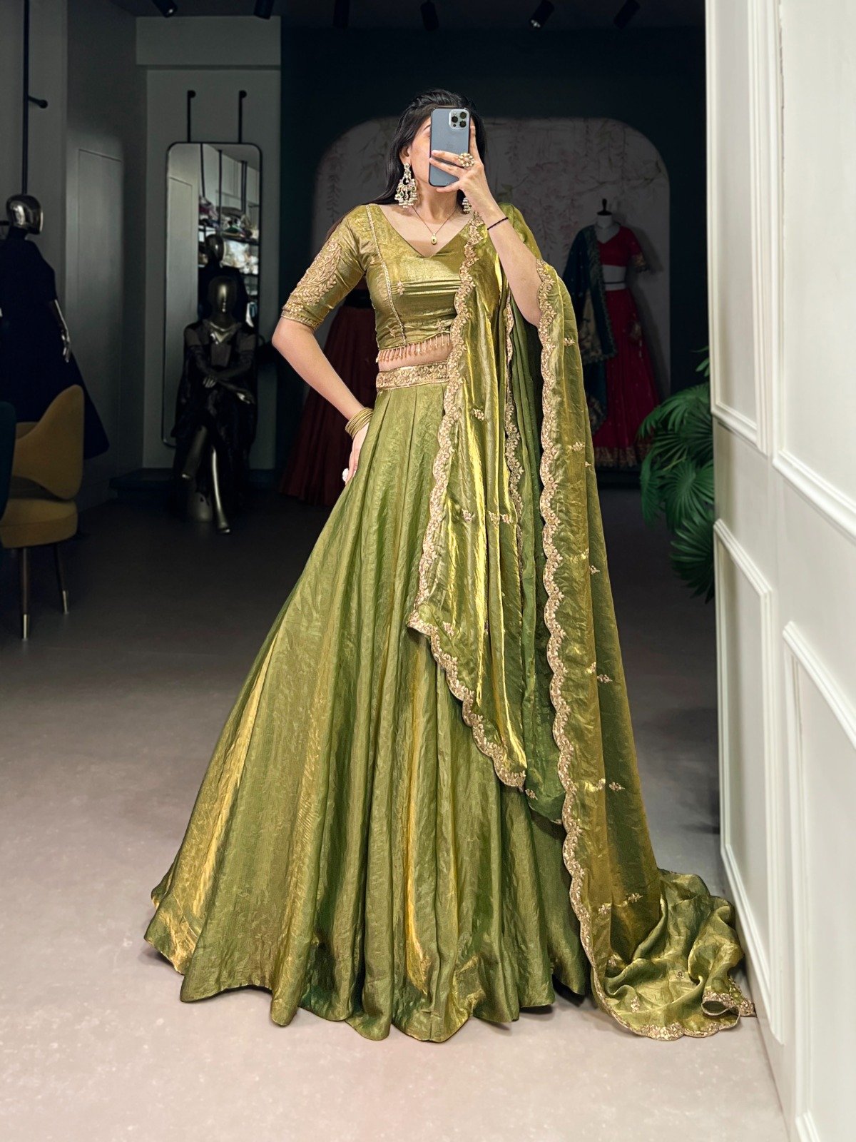 this dreamy pastel lehenga choli with gold lace is your perfect pick for an elegant festive look this dreamy pastel lehenga choli with gold lace is your perfect pick for an elegant festive look