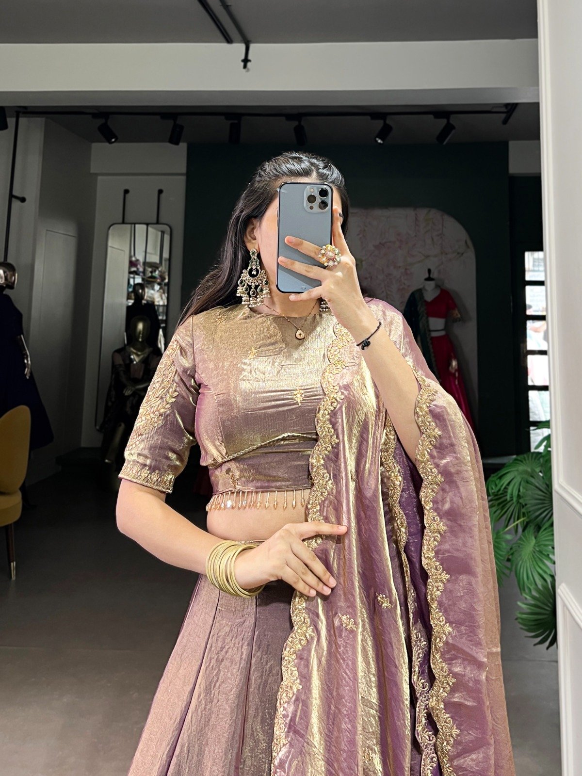 this dreamy pastel lehenga choli with gold lace is your perfect pick for an elegant festive look this dreamy pastel lehenga choli with gold lace is your perfect pick for an elegant festive look