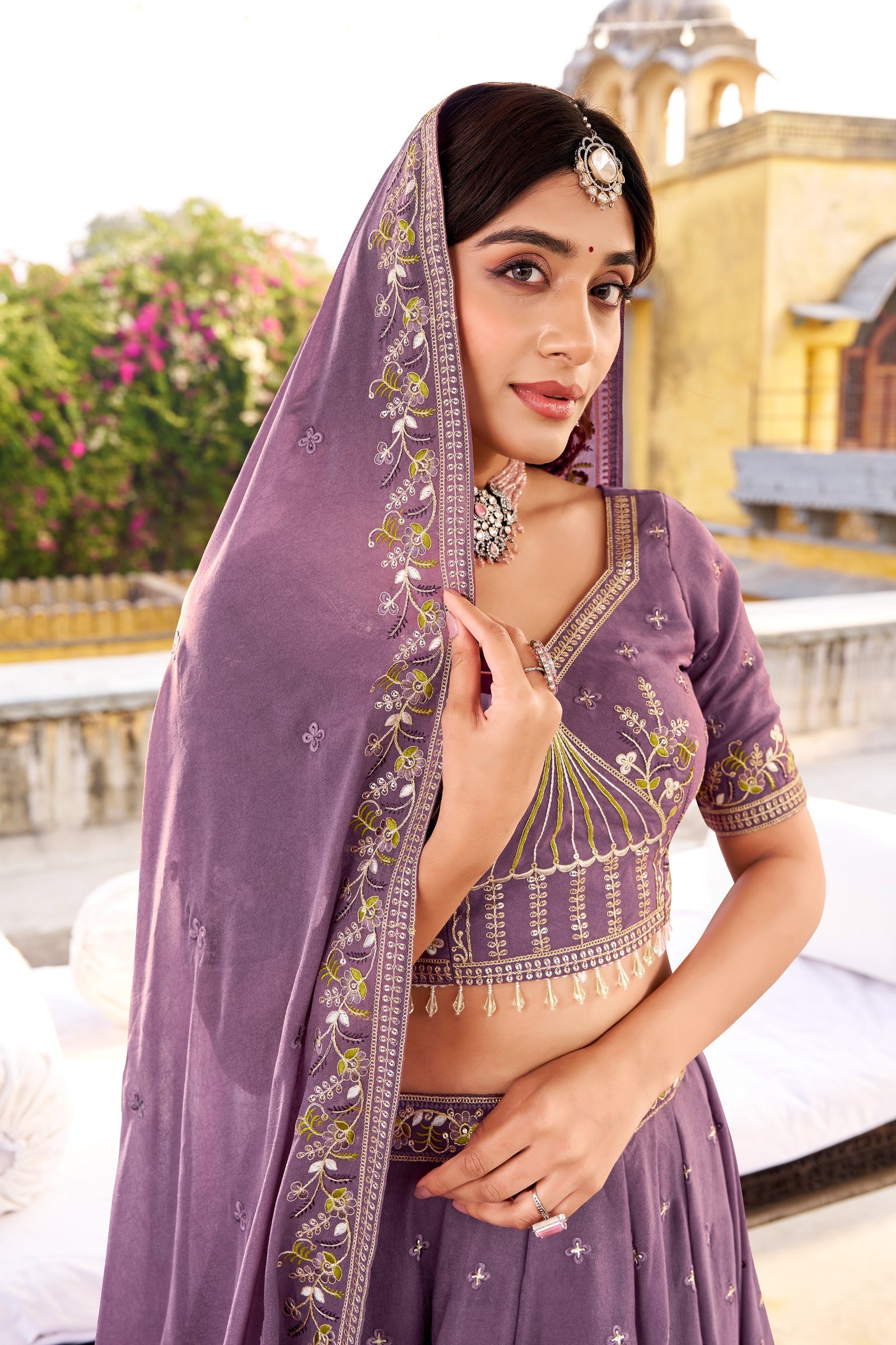 from ceremonial moments to joyful festivities, this bridesmaid lehenga choli stands out with its delicate embellishments and sophisticated finish from ceremonial moments to joyful festivities, this bridesmaid lehenga choli stands out with its delicate embellishments and sophisticated finish