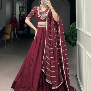 designed to capture attention with its rich hue and delicate detailing, perfect for your special occasions