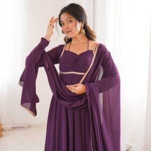 anarkali fabric suit