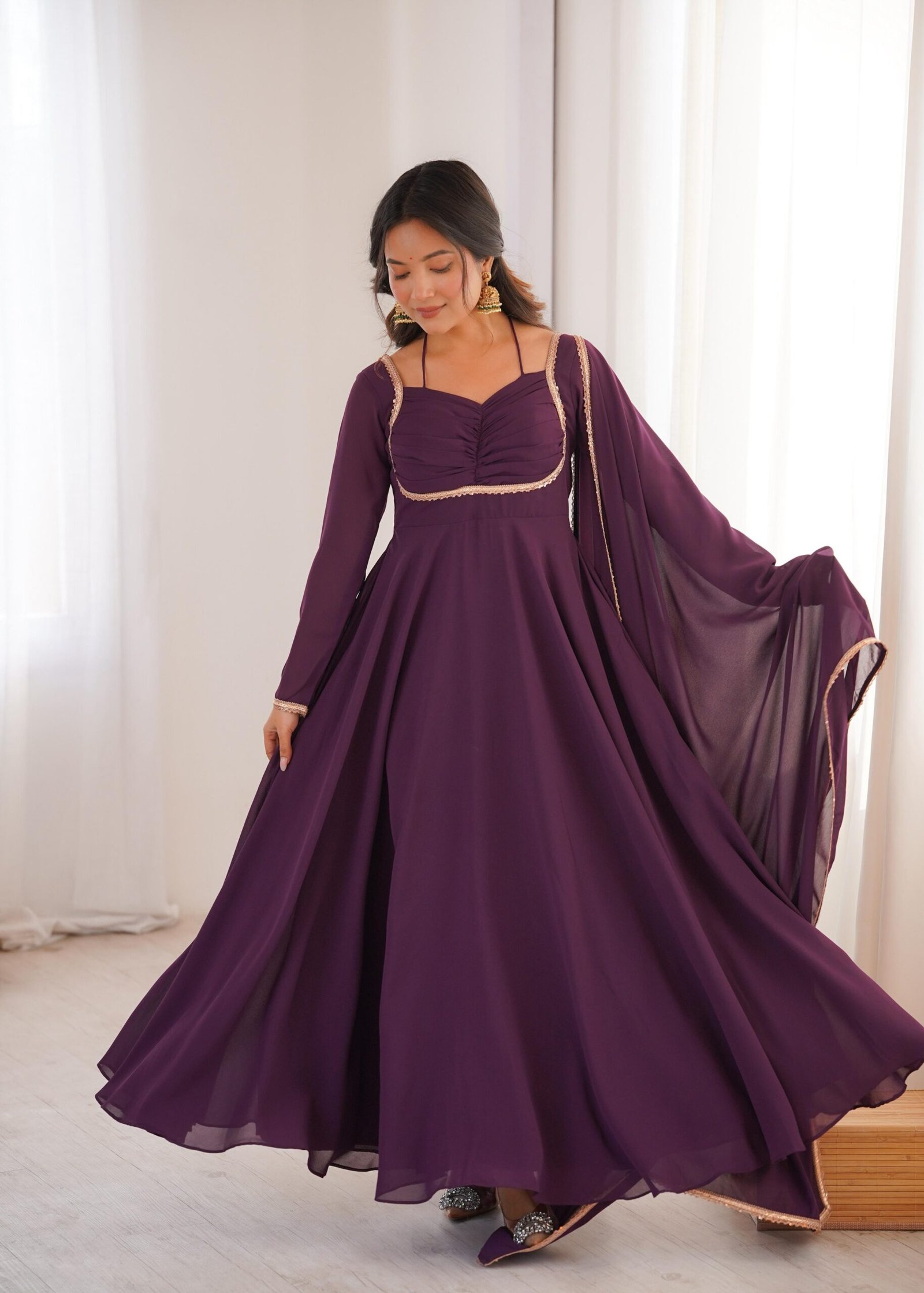 anarkali fabric suit anarkali fabric suit