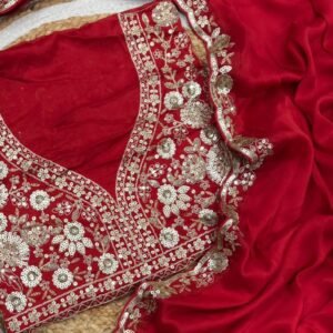 *saree : heavy soft black rangoli silk fabric on heavy embroidery coding, zari & sequences on lace cut work border on saree*