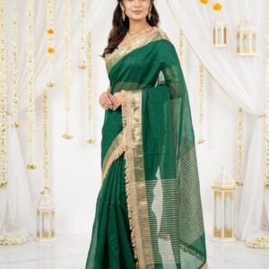 present new jimichu silk tisuue based saree
