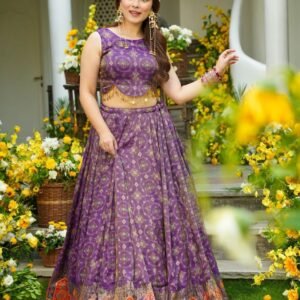 you gonna love elegance with modern touch ,here we presenting exclusive designer lehnga design