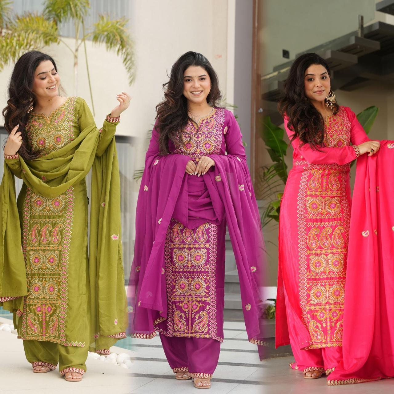 readymade top pant with dupatta collections readymade top pant with dupatta collections