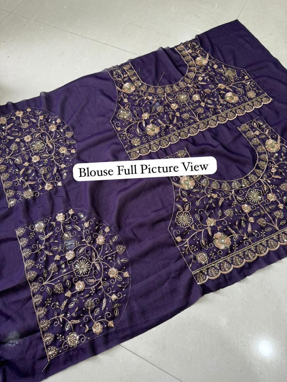 saree: pure star georgette sequence work saree with amazing 3 mm c pallu sequence work with cut work border saree: pure star georgette sequence work saree with amazing 3 mm c pallu sequence work with cut work border
