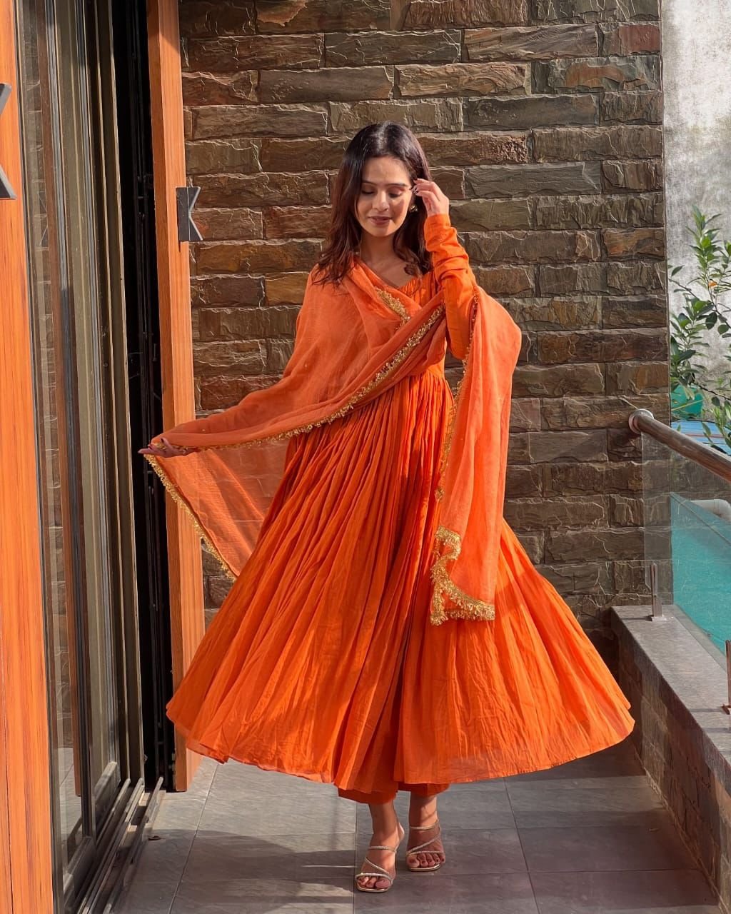 anarkali chinnon silk anarkali fully stitched anarkali chinnon silk anarkali fully stitched