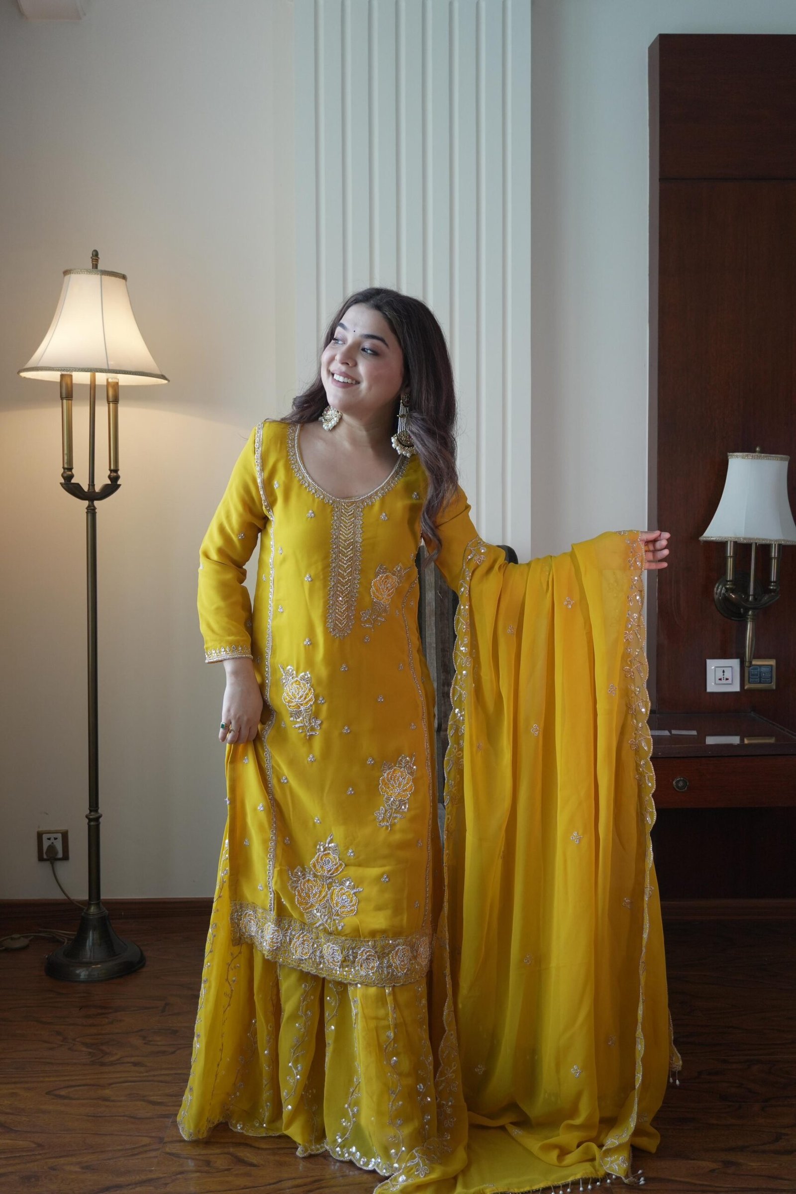 gharara pair sequence embroidery work gharara pair sequence embroidery work