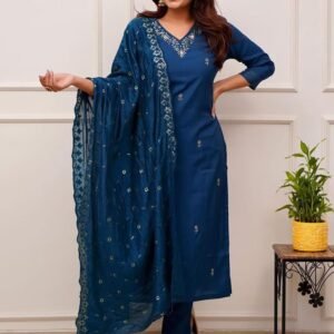 Women’s Kurta Pent Dupatta Set