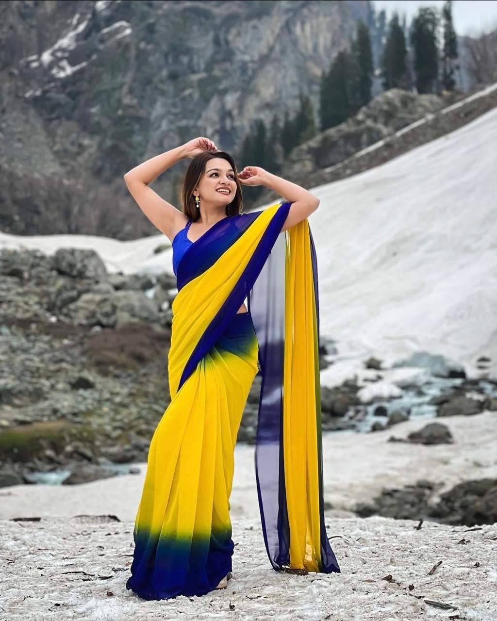 new wedding wear fancy saree with real model shoot new wedding wear fancy saree with real model shoot