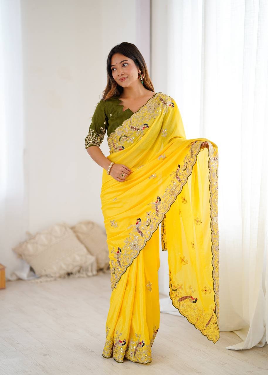 launching real saree modelling by khush launching real saree modelling by khush