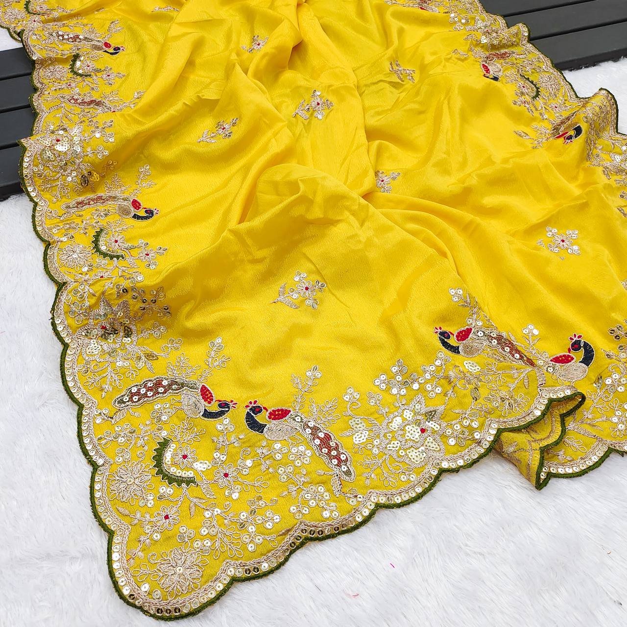 launching real saree modelling by khush launching real saree modelling by khush