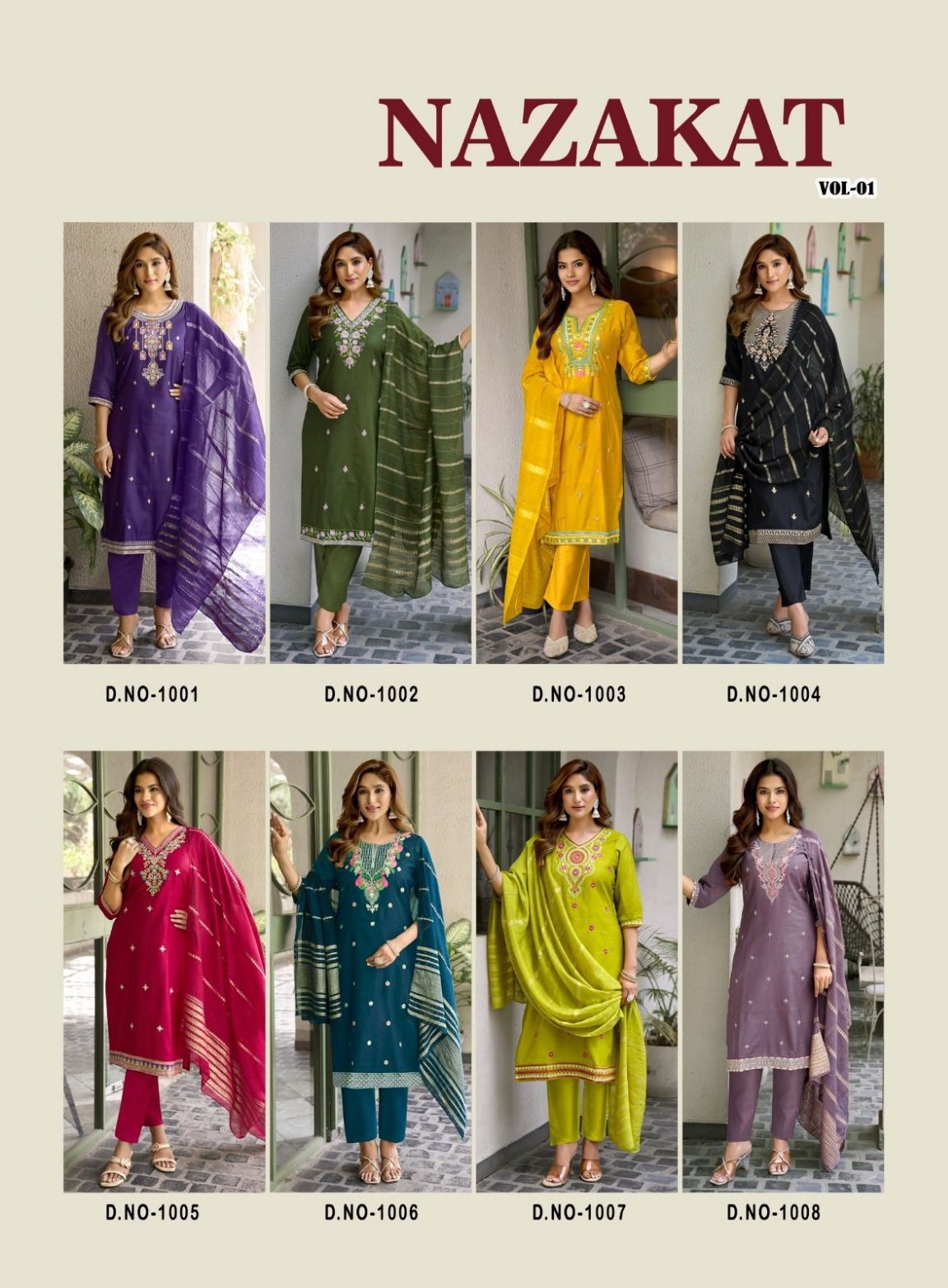 STRAIGHT TOP WITH PANT & DUPATTA - Image 7