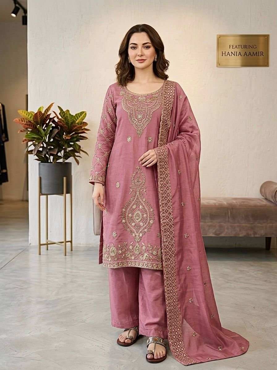 new designer party wear look top plazzo and dupatta with heavy embroidery beads work new designer party wear look top plazzo and dupatta with heavy embroidery beads work