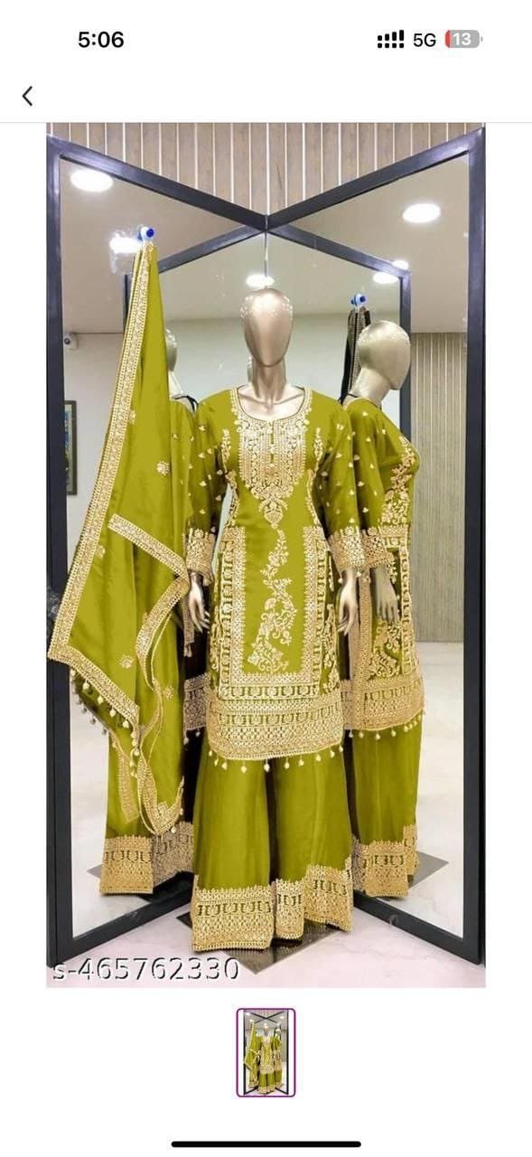 new designer party top pent & dupatta set new designer party top pent & dupatta set