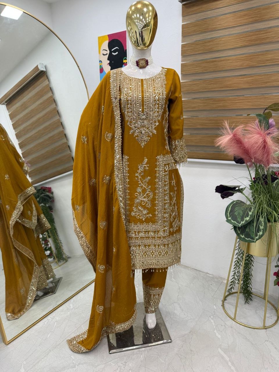 new designer party top pent & dupatta set new designer party top pent & dupatta set