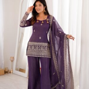 top with duppta set,bell bottom pent ready to wear