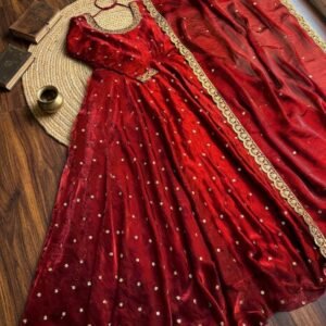 special rich sequence embroidery gown + dupatta