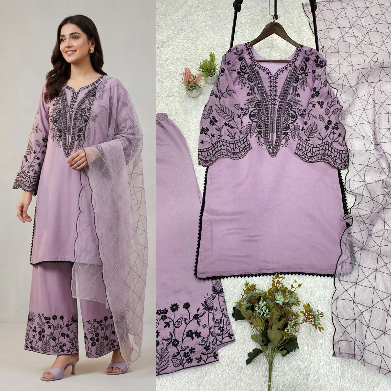 top palazzo and duppata set top palazzo and duppata set