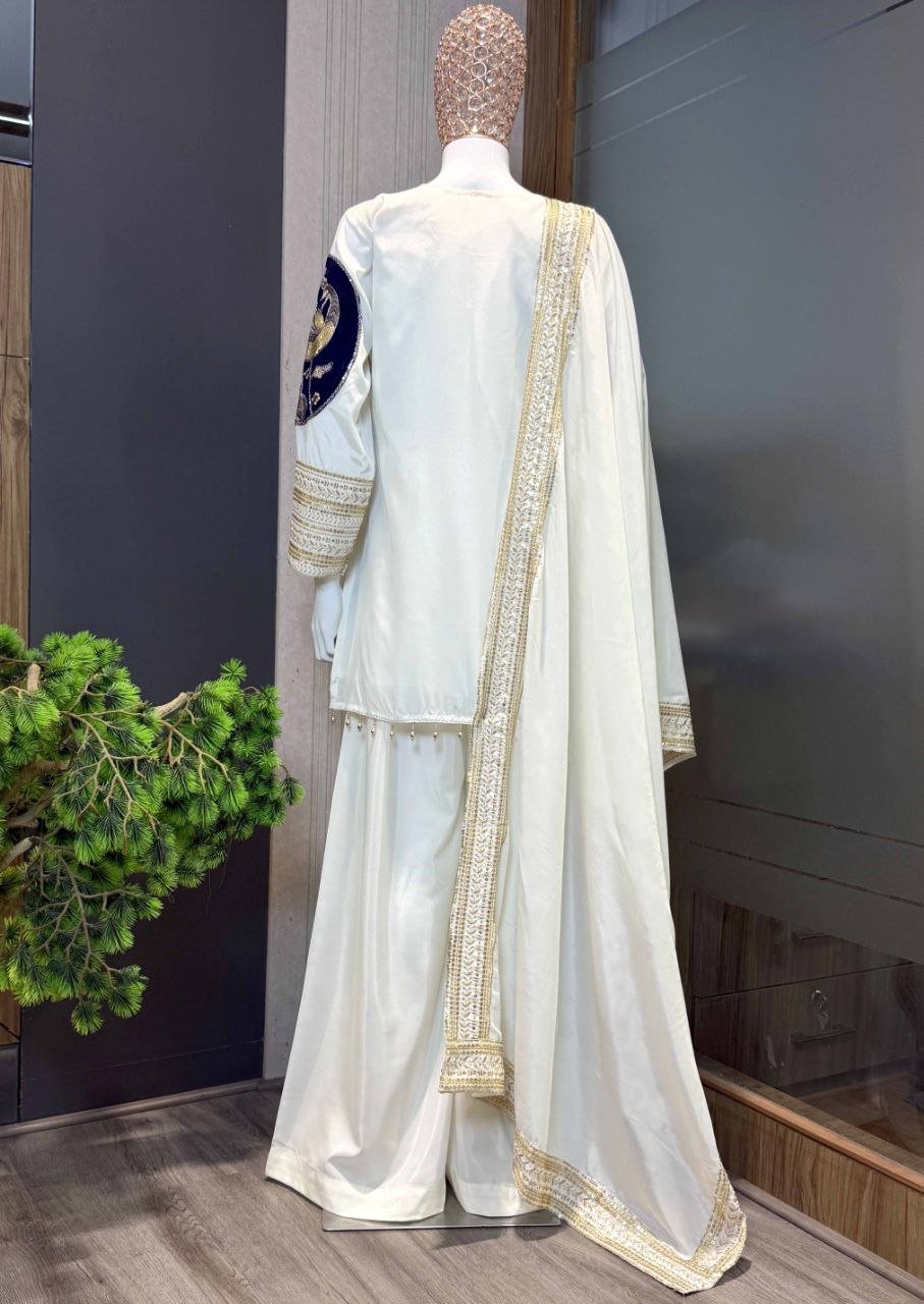TOP BOTTOM AND DUPPATA SET - Image 4