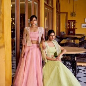 this lehenga is all about effortless elegance and festive charm.