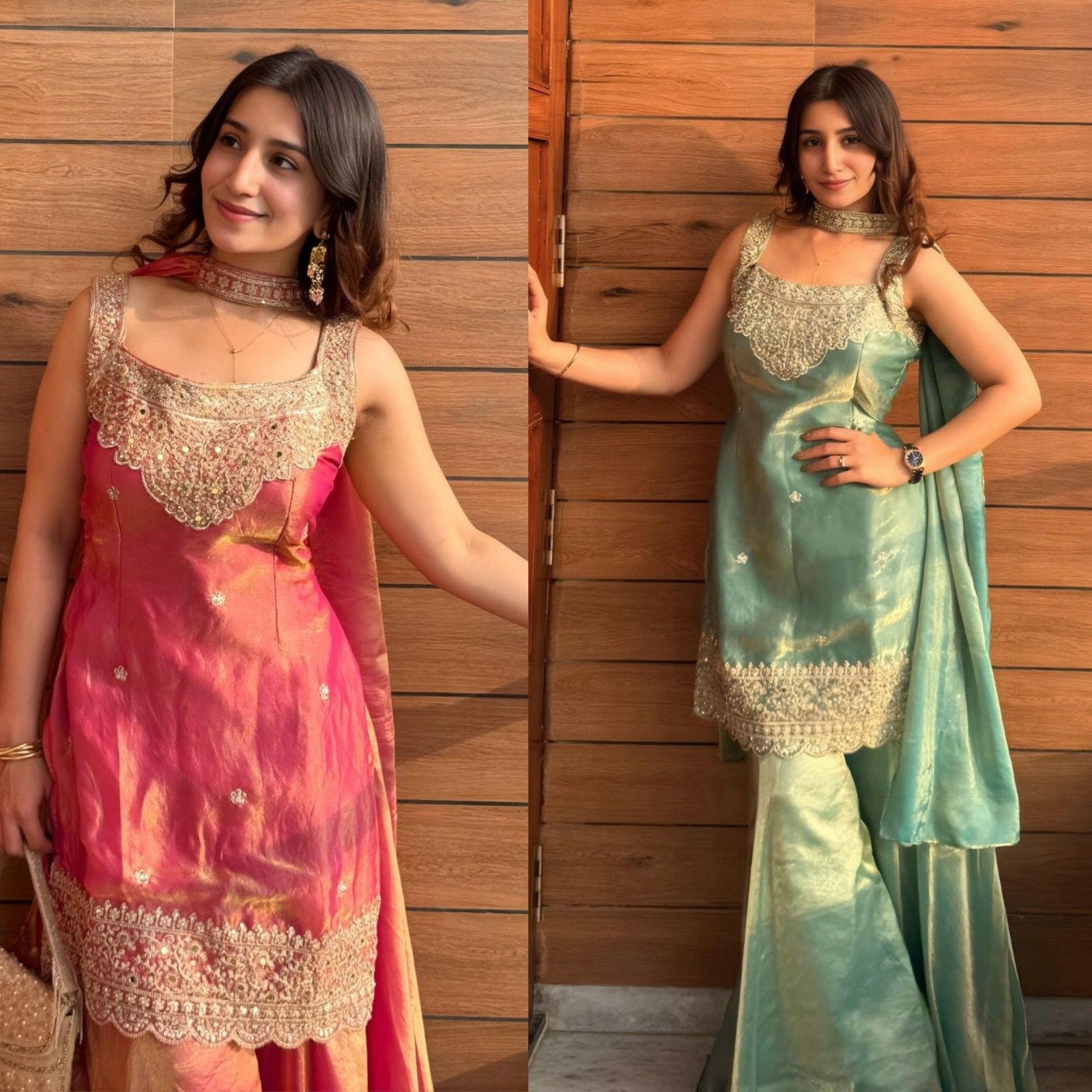 presenting top palazzo dupptta set heavy fandy silk with sequence embroidery work presenting top palazzo dupptta set heavy fandy silk with sequence embroidery work