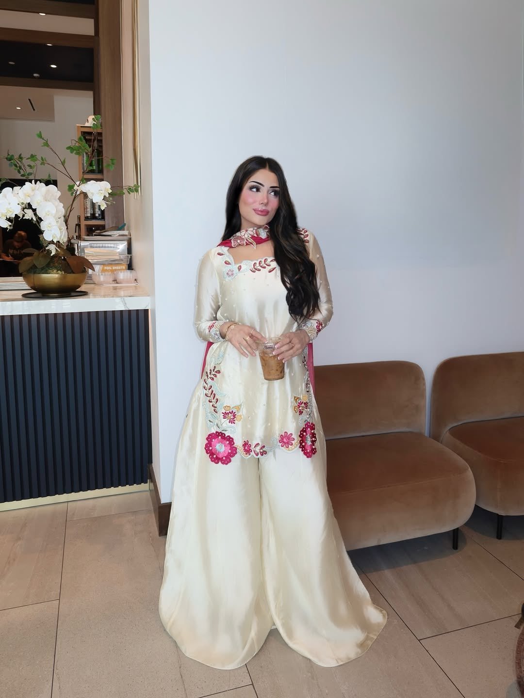 new designer party wear look top , sharara plazzo and dupatta new designer party wear look top , sharara plazzo and dupatta