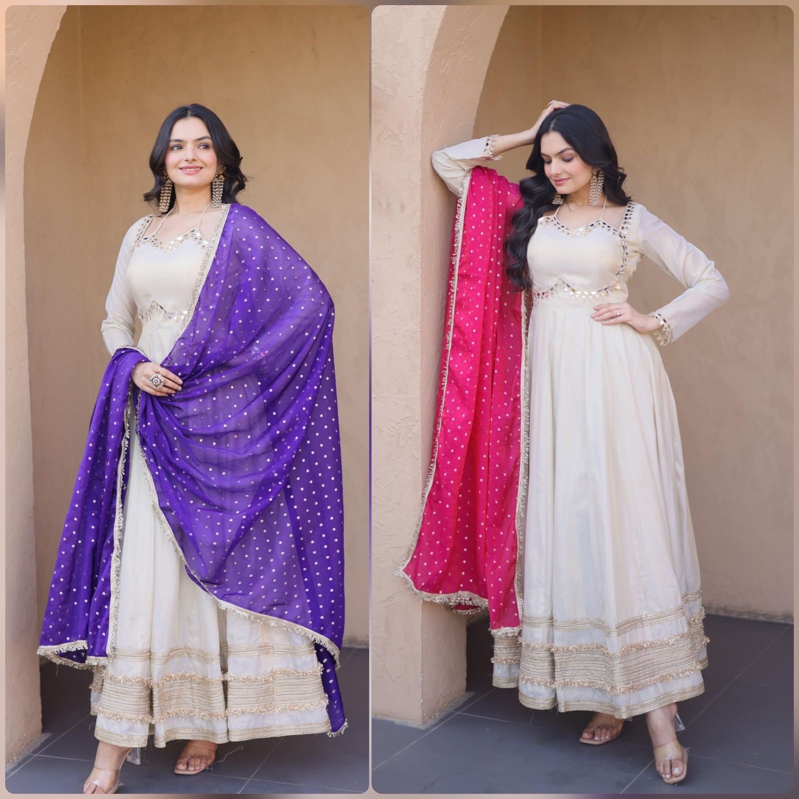 gown with dupatta collections gown with dupatta collections