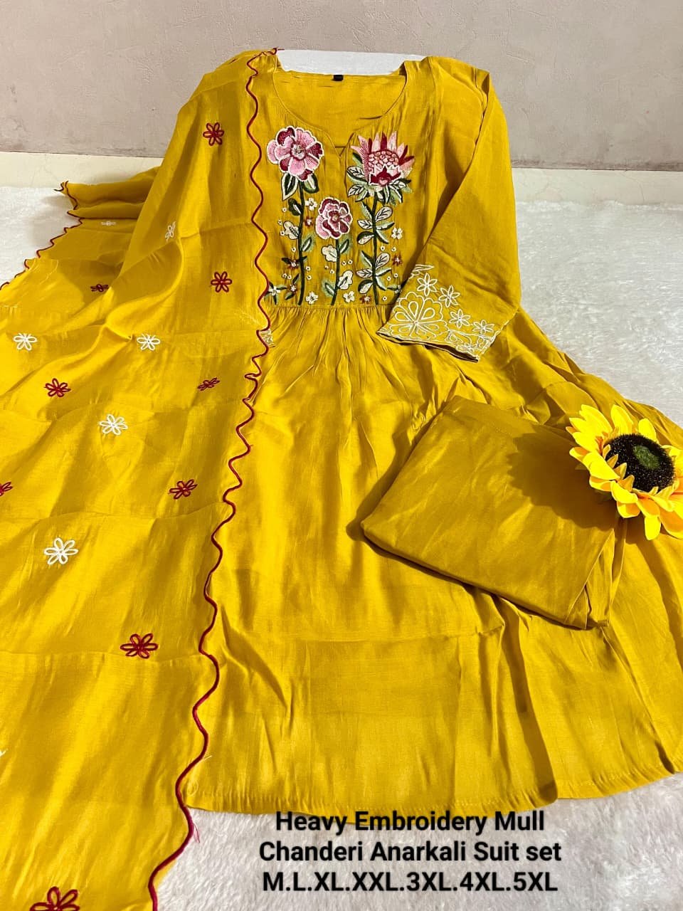 featuring heavy mul chanderi silks anarkali suit featuring heavy mul chanderi silks anarkali suit