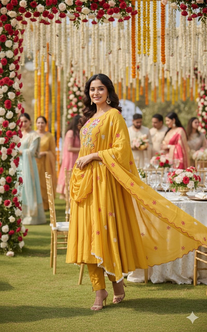 featuring heavy mul chanderi silks anarkali suit featuring heavy mul chanderi silks anarkali suit