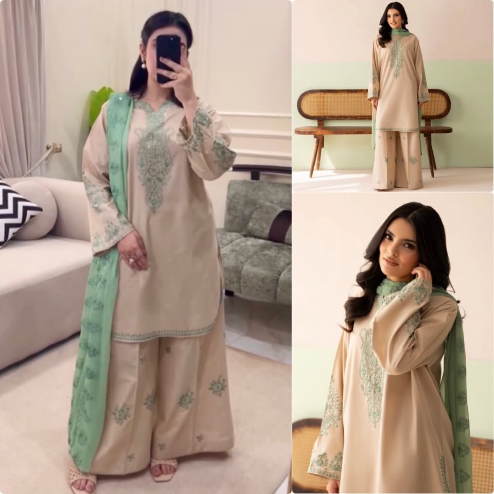 Đěsigner party wear look heavy pur roman silk top plazzo & dupatta set Đěsigner party wear look heavy pur roman silk top plazzo & dupatta set