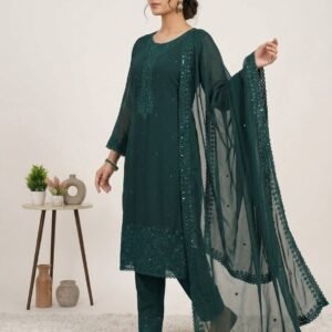 WEAR OUR BEAUTIFUL SEQUENCE EMBROIDERED TOP, PANT WITH DUPATTA