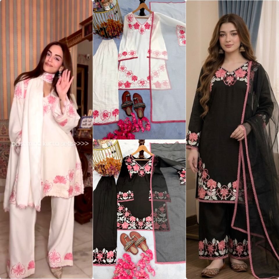 designer pure satin rayon top & farshi palazzo with dupatta set designer pure satin rayon top & farshi palazzo with dupatta set