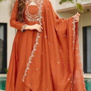 NEW BEUTIFUL HEAVY FULLY STITCHIED ANARKALI SUIT