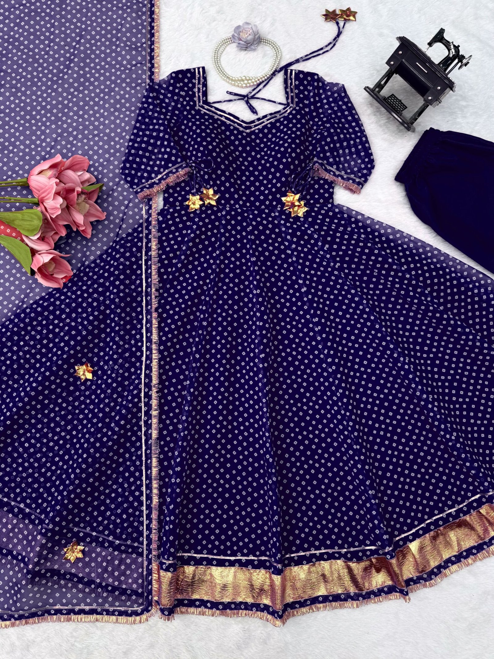 anarkali set faux georgette lining digital printed work anarkali set faux georgette lining digital printed work