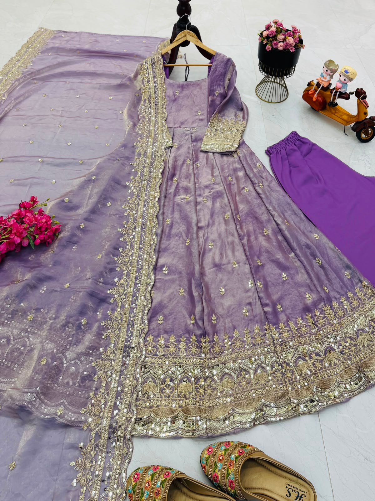 gown duppata set gown duppata set