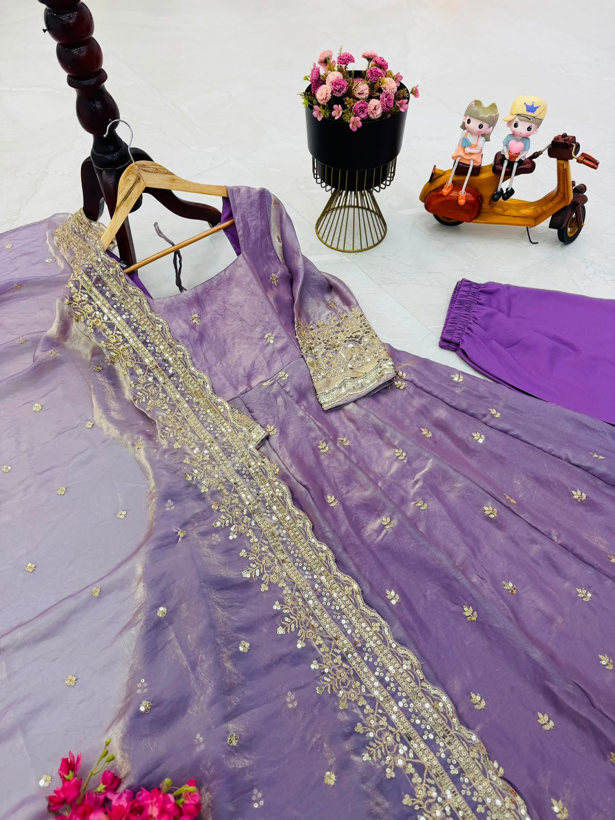 gown duppata set gown duppata set