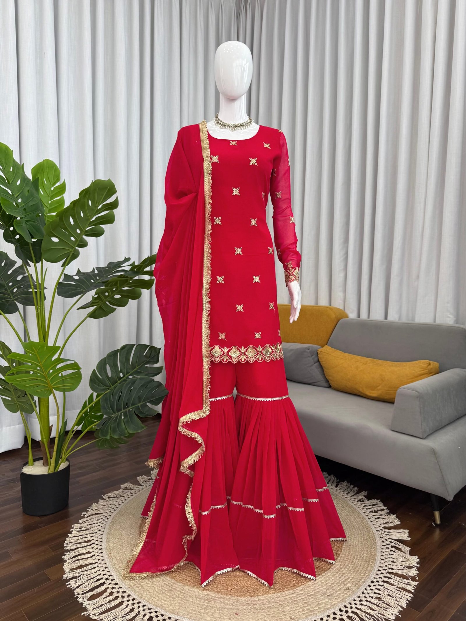 top sharara & duppata top sharara & duppata