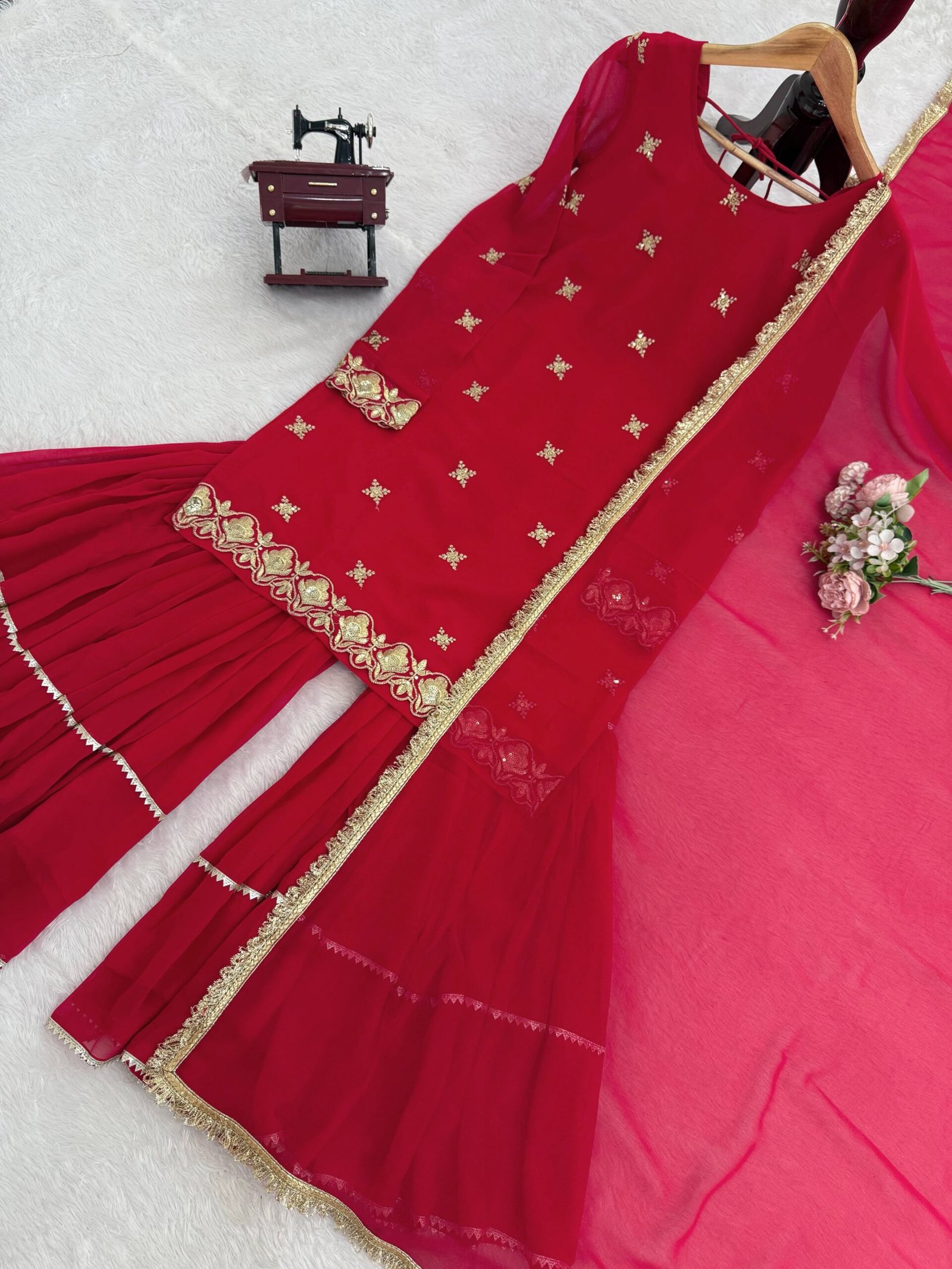 top sharara & duppata top sharara & duppata