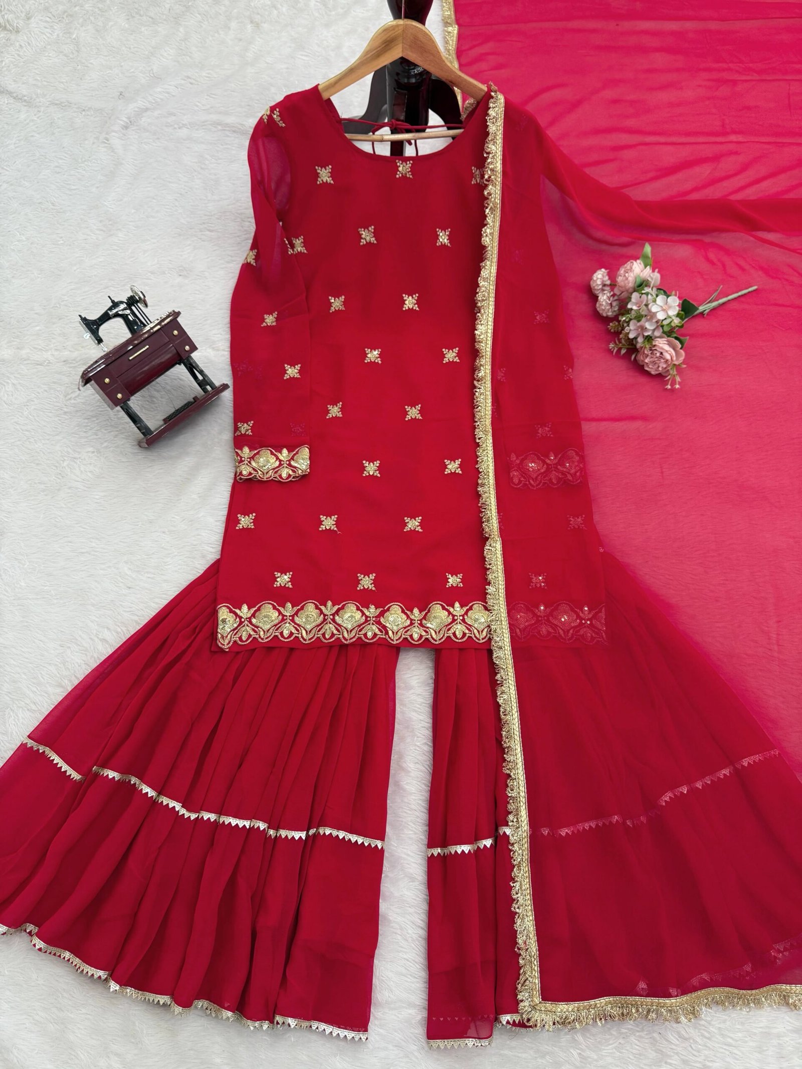 top sharara & duppata top sharara & duppata
