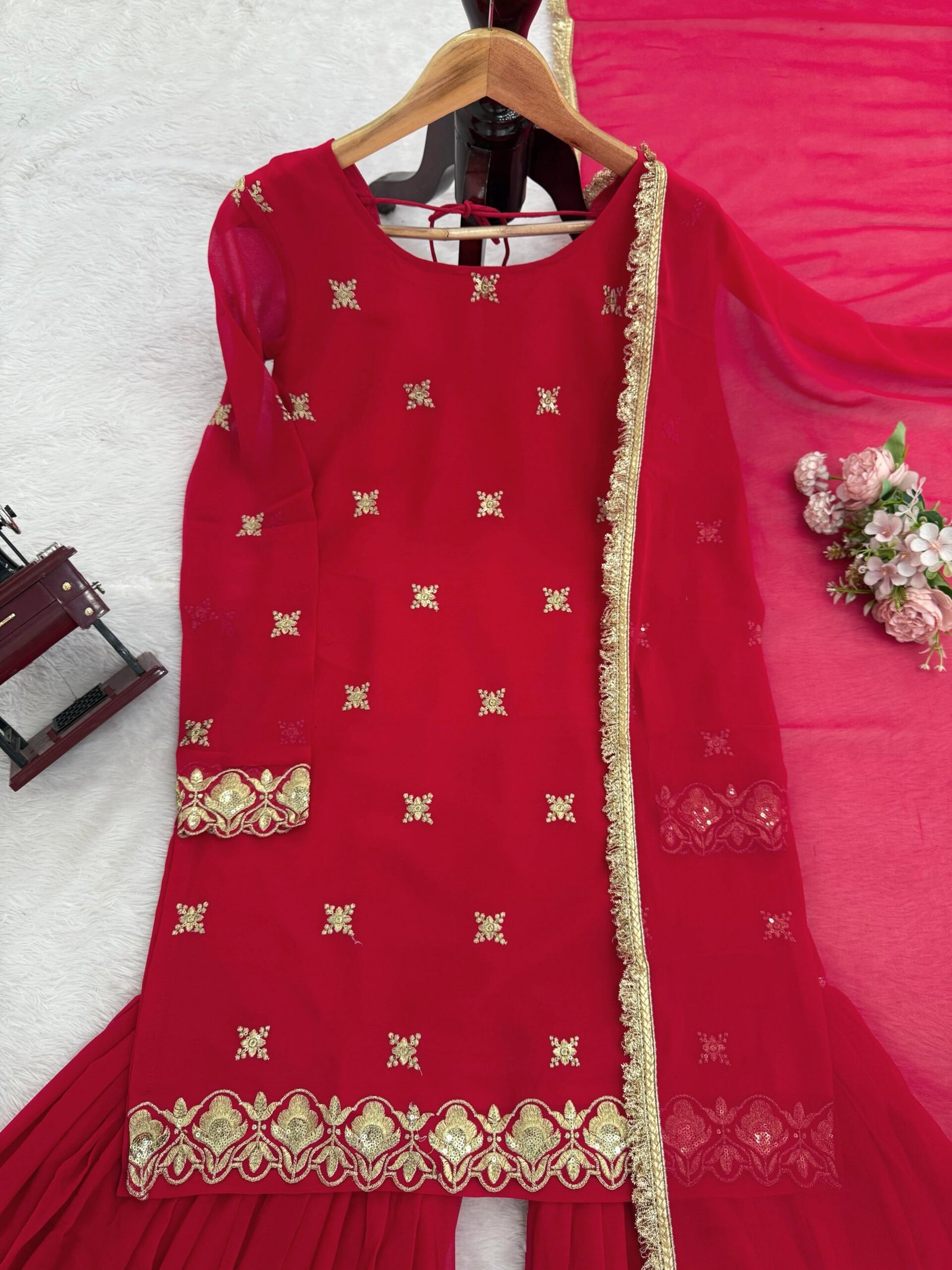 top sharara & duppata top sharara & duppata