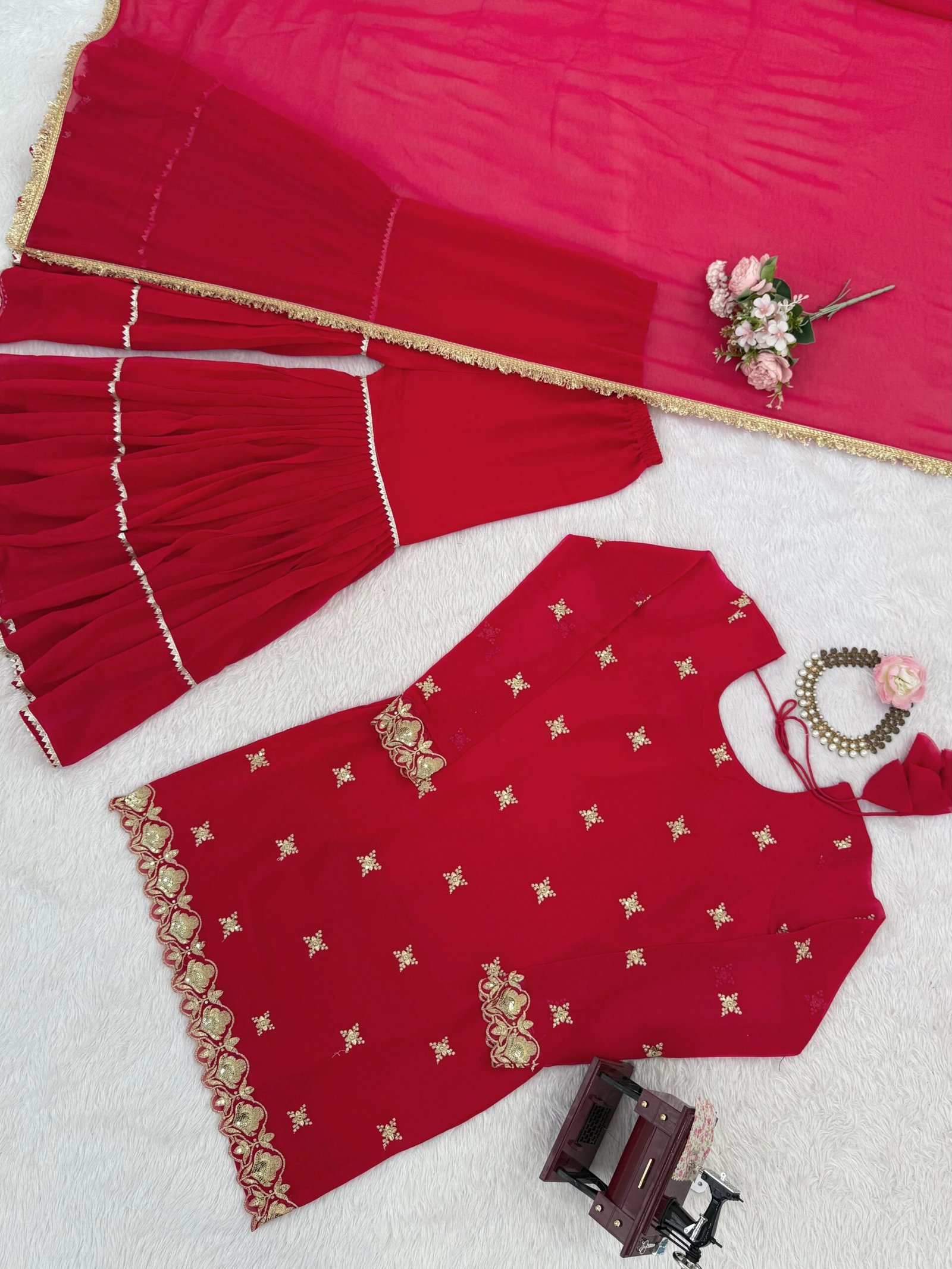 top sharara & duppata top sharara & duppata