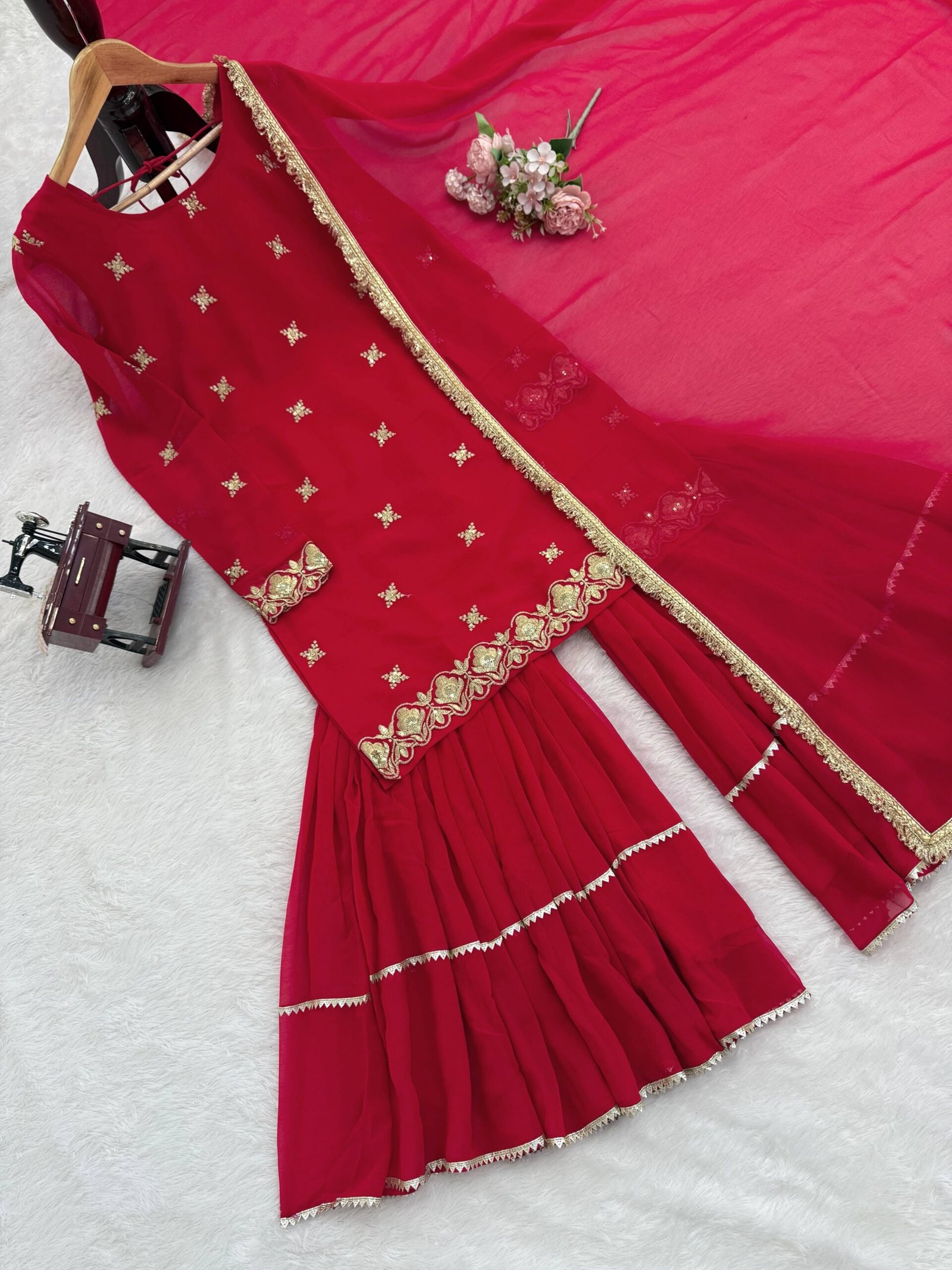 top sharara & duppata top sharara & duppata