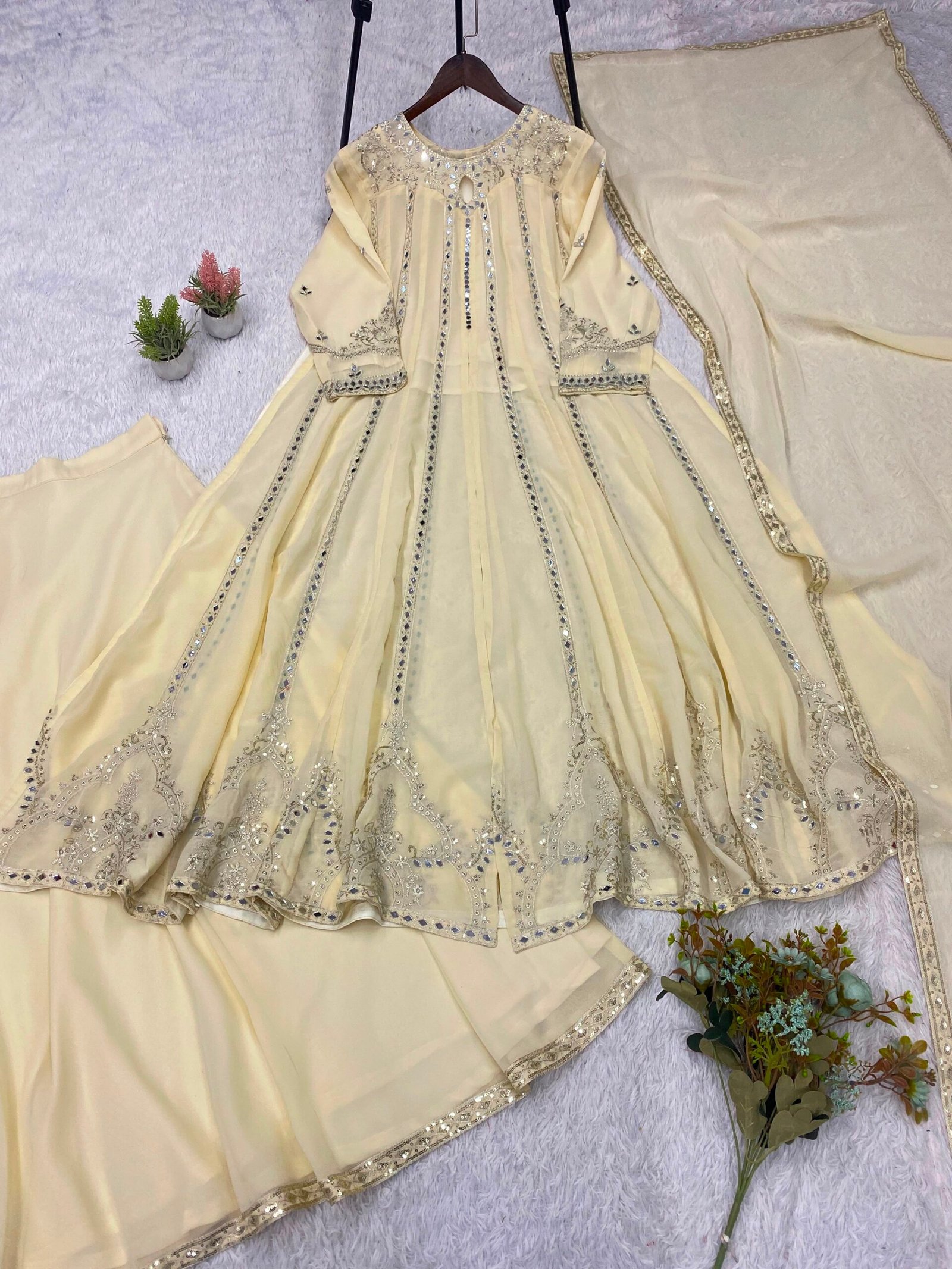 3 piece plazzo pair with dupatta 3 piece plazzo pair with dupatta