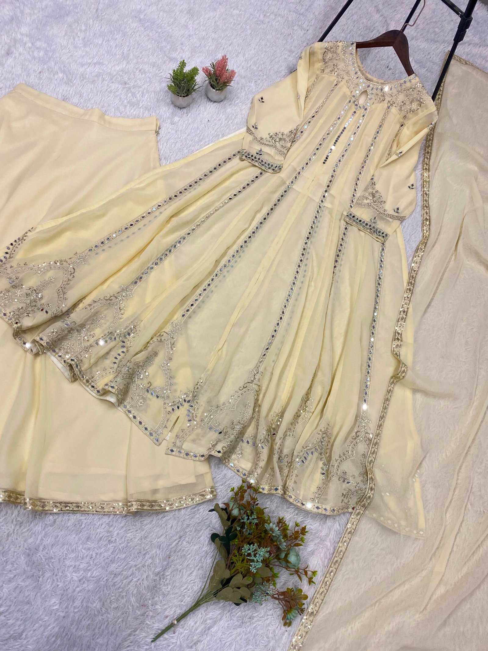 3 piece plazzo pair with dupatta 3 piece plazzo pair with dupatta