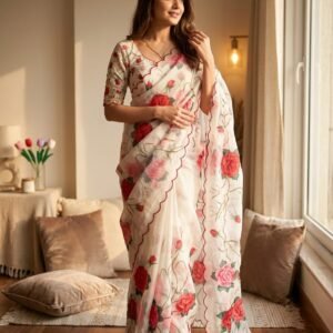 new exclusive designer sequins saree collection