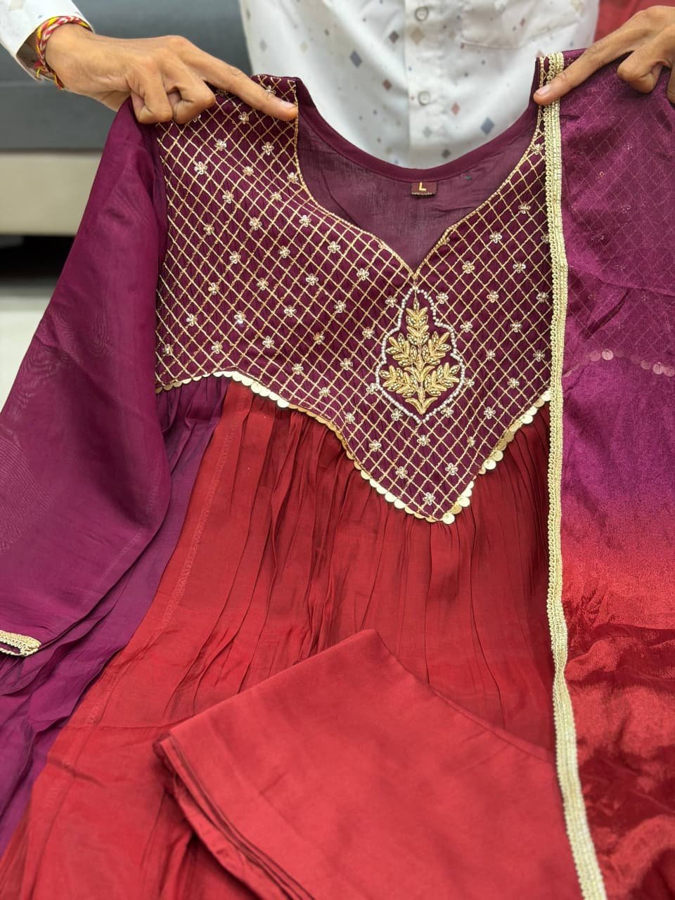 Premium Festive Anarkali Set - Image 2