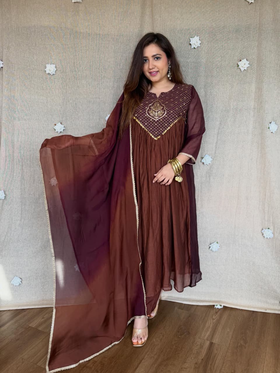 premium festive anarkali set premium festive anarkali set