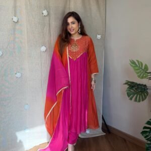 premium festive anarkali set